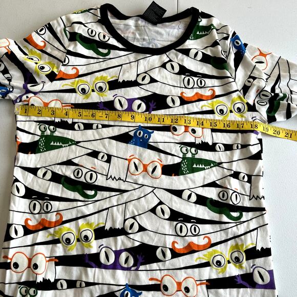 Hyde & Eek Pajama Set Women Large Glow-in-dark Mummy Wrap Halloween Sleepwear - Picture 4 of 16